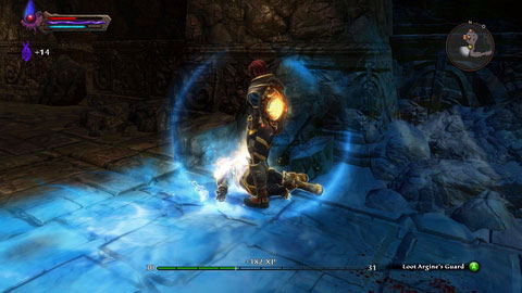 She will tell you about magic powder, which allows avoiding a guard blocking the passage - Apotyre - p. 5 - Side missions - Kingdoms of Amalur: Reckoning - Game Guide and Walkthrough