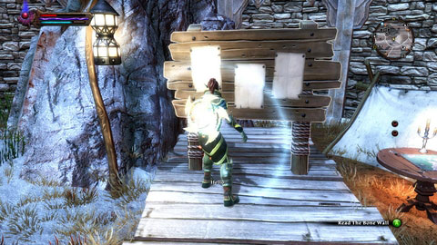 Run forwards, killing enemies along your way, until you get to the tunnel exit, where Grimm Onwig/Argine will give you a card Twist of Faith - Apotyre - p. 5 - Side missions - Kingdoms of Amalur: Reckoning - Game Guide and Walkthrough