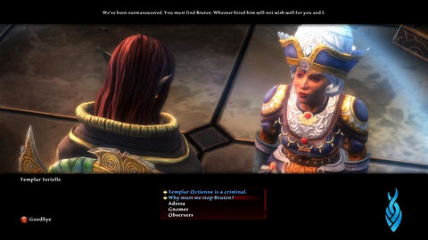 First go to Domus Politica and talk to Templar Jorielle located on the floor - Adessa - p. 2 - Side missions - Kingdoms of Amalur: Reckoning - Game Guide and Walkthrough
