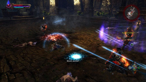 The opponent is not really strong, but will be supported by a group of Tuatha attacking from behind you - Drowned Forest - p. 3 - Side missions - Kingdoms of Amalur: Reckoning - Game Guide and Walkthrough
