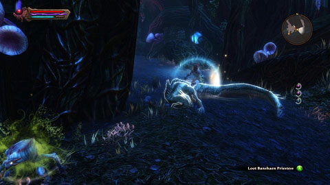 Votive of Water is guarded by Banshen Priestess - Drowned Forest - p. 4 - Side missions - Kingdoms of Amalur: Reckoning - Game Guide and Walkthrough