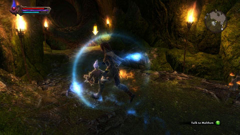 After Meatgr death, leave the cavern and collect your reward from Fae next to the entrance - Drowned Forest - p. 5 - Side missions - Kingdoms of Amalur: Reckoning - Game Guide and Walkthrough