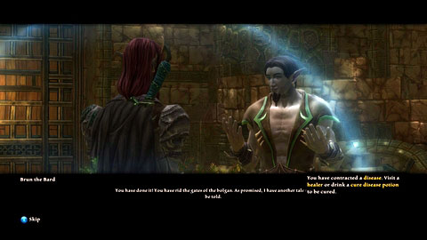 When the bard appears, agree for the third mission - Caeled Coast - p. 1 - Side missions - Kingdoms of Amalur: Reckoning - Game Guide and Walkthrough