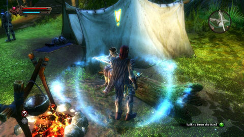 After getting to Odi's Camp M11(2) talk to bard Bruno - Caeled Coast - p. 1 - Side missions - Kingdoms of Amalur: Reckoning - Game Guide and Walkthrough