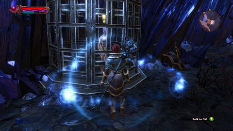 Inside Echoing Light Mine undergrounds you'll encounter Nel imprisoned in cage - Twilight Pass - p. 2 - Side missions - Kingdoms of Amalur: Reckoning - Game Guide and Walkthrough