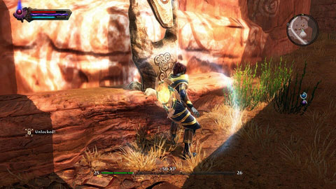 The stone stands next to the road leading to Menetyre - Alserund - Lorestones - Kingdoms of Amalur: Reckoning - Game Guide and Walkthrough