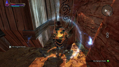 The second stone stand near the entrance to Zungar Shaft M5(3) - Apotyre - Lorestones - Kingdoms of Amalur: Reckoning - Game Guide and Walkthrough