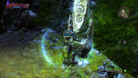 The stone is located in the northern part of the location, near the Tinehil undergrounds - Winter - p. 1 - Lorestones - Kingdoms of Amalur: Reckoning - Game Guide and Walkthrough