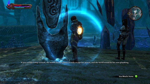 The third stone is located north from the previous one, next to the cliff - Bhaile - Lorestones - Kingdoms of Amalur: Reckoning - Game Guide and Walkthrough