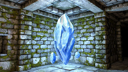 Clicking on the Crystal will recover full life and power to each party member, as well as resurrect the dead - Level 1: Into The Dark - Walkthrough - Legend of Grimrock - Game Guide and Walkthrough