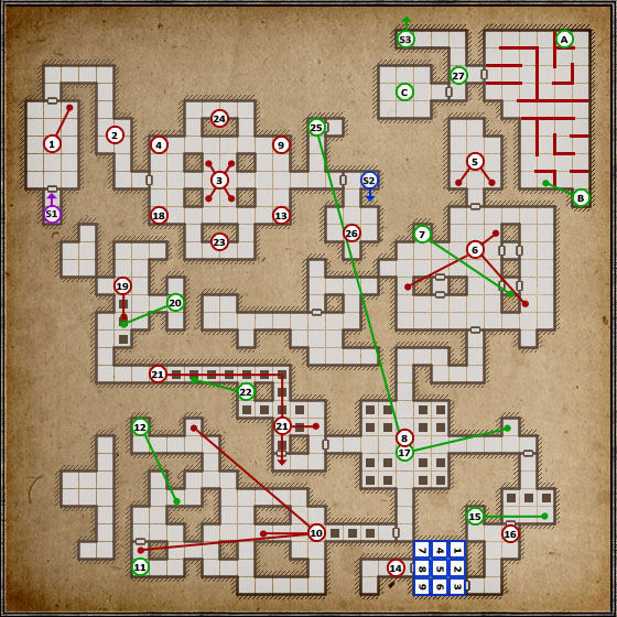 This level resolves more around puzzle than fighting, though there will be some of it as well - Level 4: Archives - Walkthrough - Legend of Grimrock - Game Guide and Walkthrough