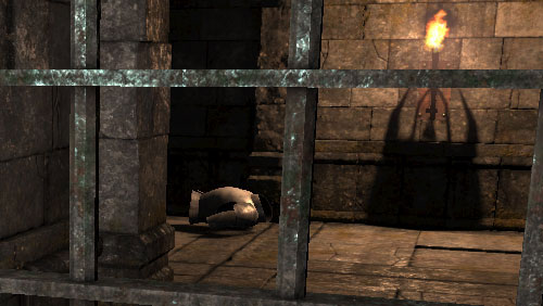 Note the armour visible behind the grates in the southern corridor - you will return here again, but from another place - Level 4: Archives - Walkthrough - Legend of Grimrock - Game Guide and Walkthrough