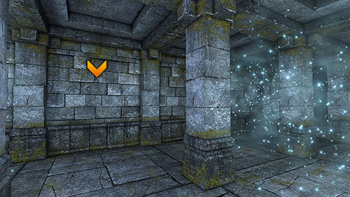 All portals have been marked on the mini-map with blue and two others will be covered further on - Level 6: Trapped - Walkthrough - Legend of Grimrock - Game Guide and Walkthrough