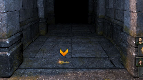 The concentration of Lizards will be highest in this area, so one of them will probably drop the Gold Key needed for the Treasury - Level 9: Goromorg Temple I - Walkthrough - Legend of Grimrock - Game Guide and Walkthrough
