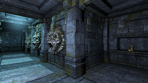 Before leaving this corridor, examine the southern wall to find a stone with a carved runic symbol - Levels 11-13: The Tomb, The Prison, The Cemetery - Walkthrough - Legend of Grimrock - Game Guide and Walkthrough