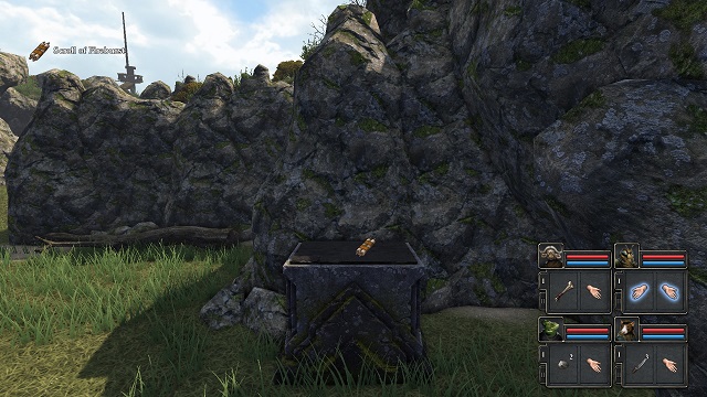 You can throw items from distance, but you have to be near an object to pick it up. - World exploration - Game mechanics - Legend of Grimrock II - Game Guide and Walkthrough