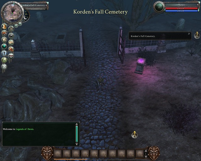 Cemetery gates - Quests - Korden's Fall (City and Borders) - Legends Of Dawn - Game Guide and Walkthrough