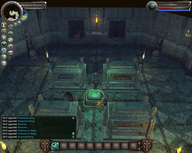 One of the chambers in the mausoleum - Quests - Korden's Fall (City and Borders) - Legends Of Dawn - Game Guide and Walkthrough