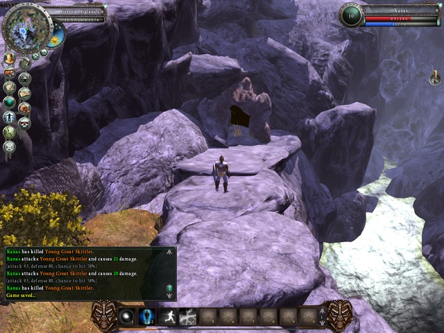 Entrance to the mine in Gerota Highlands - Quests - City of Recca - Legends Of Dawn - Game Guide and Walkthrough