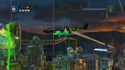 To start this mission you have to fly to the Joker's plane (picture) - Destination Metropolis - Walkthrough - LEGO Batman 2: DC Super Heroes - Game Guide and Walkthrough