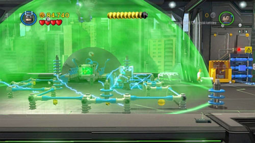 In the next location destroy bricks on the right side - use Batman to demolish silver one and Superman for gold - Research and Development - Walkthrough - LEGO Batman 2: DC Super Heroes - Game Guide and Walkthrough