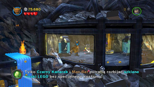 #09 - On the central rock go to the room on the left side (use Lex to destroy black doors) and destroy blue rock - Unwelcome Guests - Minikits - LEGO Batman 2: DC Super Heroes - Game Guide and Walkthrough