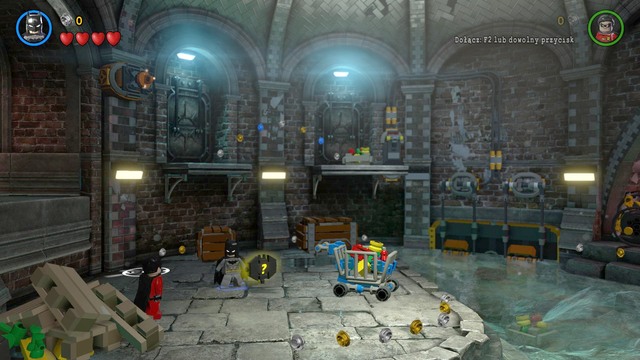 The first mission starts with two characters: Batman and Robin - Pursuers in the Sewers - Walkthrough - LEGO Batman 3: Beyond Gotham - Game Guide and Walkthrough