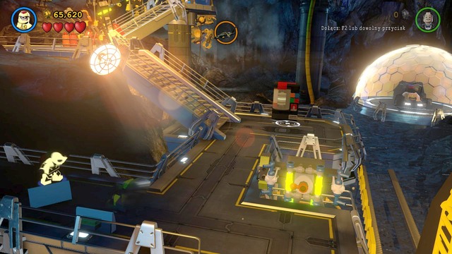 When it is done, more bricks appear near the cave, which you can use to create an object - Breaking BATS! - Walkthrough - LEGO Batman 3: Beyond Gotham - Game Guide and Walkthrough