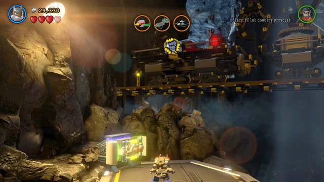 After that, rails will come out of the cave - Space Suits You, Sir! - Walkthrough - LEGO Batman 3: Beyond Gotham - Game Guide and Walkthrough