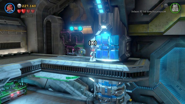 As Cyborg wear the Space Suit and recharge it, then fly to the upper platform - Space Suits You, Sir! - Walkthrough - LEGO Batman 3: Beyond Gotham - Game Guide and Walkthrough