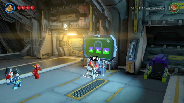 Approach the console next to you and hack it - Space Station Infestation - Walkthrough - LEGO Batman 3: Beyond Gotham - Game Guide and Walkthrough
