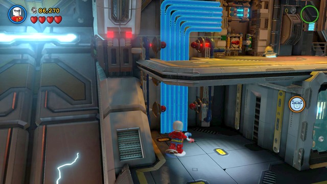 Use Robins Magnet Suit to get to the upper platform (you can climb up the blue metal pipes) and change to Techno Suit - Space Station Infestation - Walkthrough - LEGO Batman 3: Beyond Gotham - Game Guide and Walkthrough