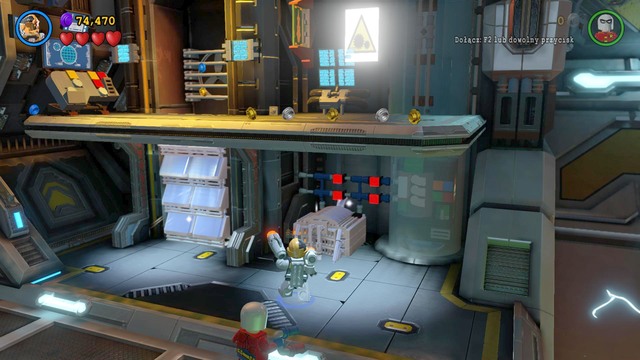 When you can control your characters again, approach the platform on the right as Cyborg, and wear the Demolition Suit - Space Station Infestation - Walkthrough - LEGO Batman 3: Beyond Gotham - Game Guide and Walkthrough