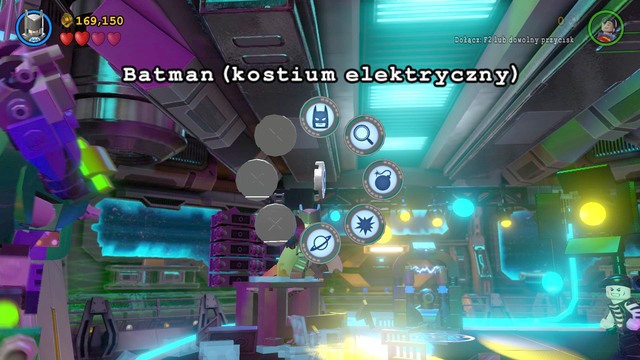 Destroy all the objects there (the gold brick can be destroyed with a laser) and create a ladder for Batman using bricks scattered on the floor - Space Station Infestation - Walkthrough - LEGO Batman 3: Beyond Gotham - Game Guide and Walkthrough