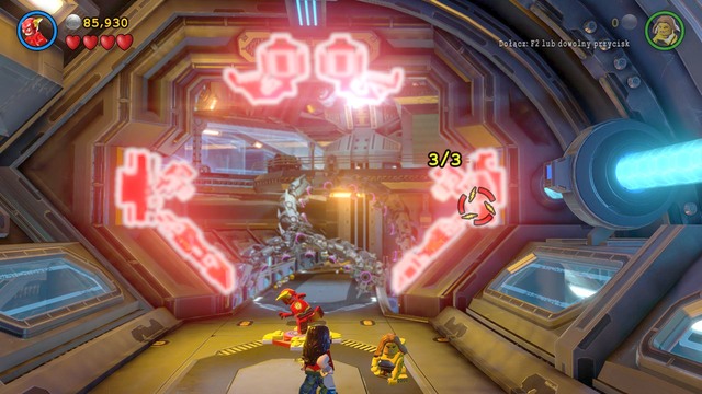 After a brief cut-scene, switch characters to Cheetah and approach the blocked passage - Space Station Infestation - Walkthrough - LEGO Batman 3: Beyond Gotham - Game Guide and Walkthrough