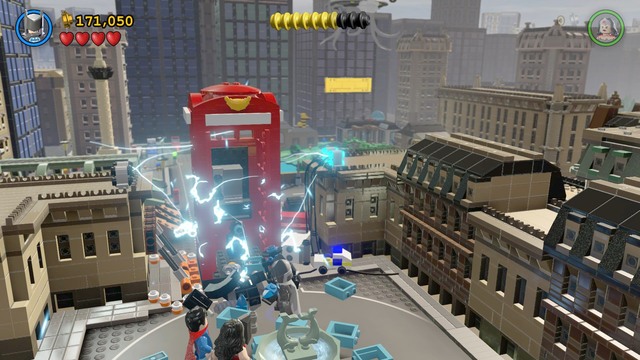 After collecting studs and getting further down the streets, you will encounter another blockade - Europe Against It - Walkthrough - LEGO Batman 3: Beyond Gotham - Game Guide and Walkthrough