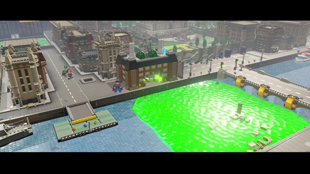 When you get across the city, a toxic sludge gets spilt into the river - Europe Against It - Walkthrough - LEGO Batman 3: Beyond Gotham - Game Guide and Walkthrough
