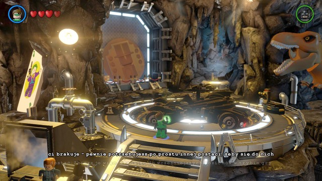 You can find the first vehicle in the Trophy Room - Characters and Vehicles - Batcave - secrets - LEGO Batman 3: Beyond Gotham - Game Guide and Walkthrough