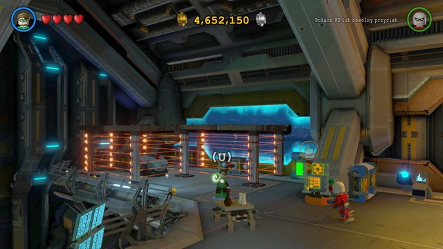 You will find the sixth character in the Hangar - Characters - Watchtower - secrets - LEGO Batman 3: Beyond Gotham - Game Guide and Walkthrough