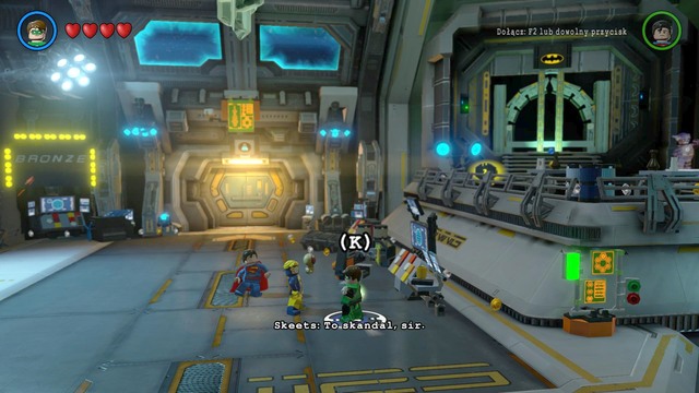 After completing the Going for Gold mission, right after stepping out of the Lab, you will meet Booster Gold again - Side quests - Watchtower - secrets - LEGO Batman 3: Beyond Gotham - Game Guide and Walkthrough