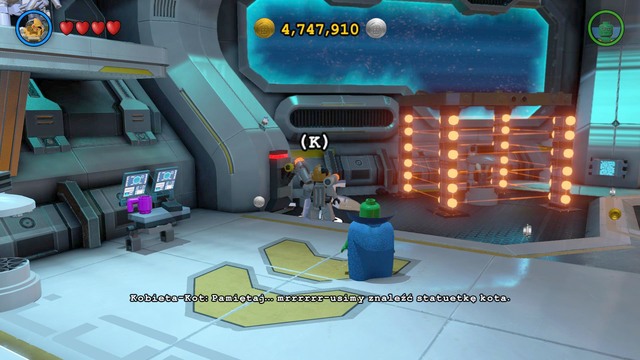 To obtain the statue, you have to go to the higher floor - Side quests - Watchtower - secrets - LEGO Batman 3: Beyond Gotham - Game Guide and Walkthrough
