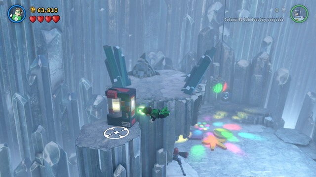 Fly to the right and charge Robins Illumination Suit at the generator - Minikits - Breaking the Ice - secrets - LEGO Batman 3: Beyond Gotham - Game Guide and Walkthrough