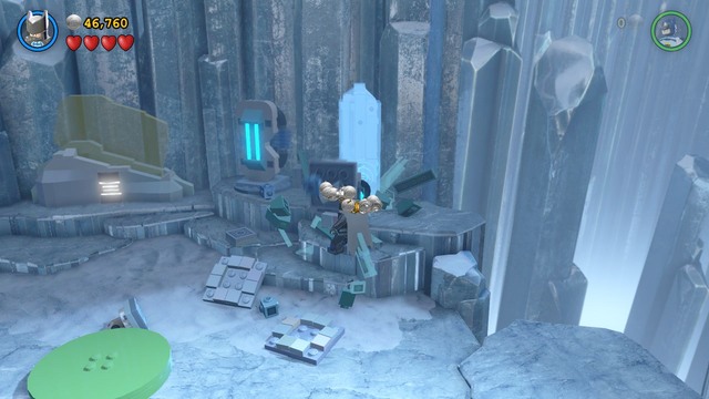 Go to the lat part of the cave and destroy the rock located there - Characters - Breaking the Ice - secrets - LEGO Batman 3: Beyond Gotham - Game Guide and Walkthrough
