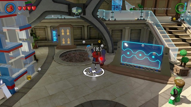 The fourth and the last person is located in the right part of the Hall of Justice - Side quests - Hall of Justice, Hall of Doom - secrets - LEGO Batman 3: Beyond Gotham - Game Guide and Walkthrough