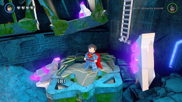 The second Gold Brick can be found in the ruins - Gold Bricks - Nok - secrets - LEGO Batman 3: Beyond Gotham - Game Guide and Walkthrough