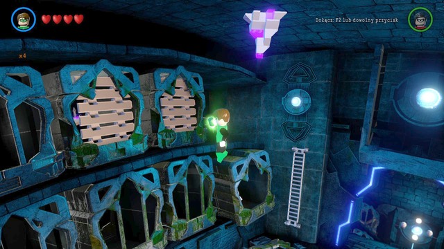 To obtain this Gold Brick, you have to shoot at the target located on the wall of the temple - Gold Bricks - Nok - secrets - LEGO Batman 3: Beyond Gotham - Game Guide and Walkthrough