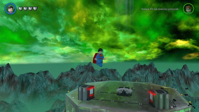 To unlock the chest on the pillar, go to the right, switch to Batman and wear Sensor Suit - Characters and vehicles - Oa - secrets - LEGO Batman 3: Beyond Gotham - Game Guide and Walkthrough