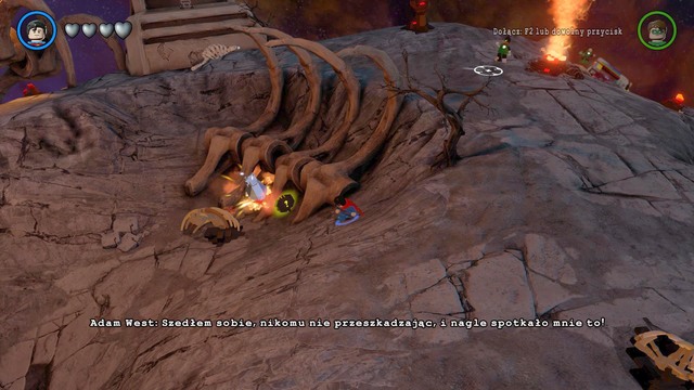 The first one can be found near the big skeleton - Side quests - Ysmault - secrets - LEGO Batman 3: Beyond Gotham - Game Guide and Walkthrough