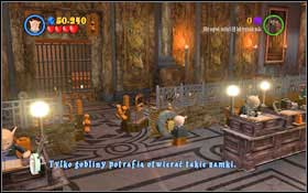 Approach the goblin stationed in the middle of the Gringott's Bank #1 - Walkthrough - Year 1 Part 1 - Walkthrough - LEGO Harry Potter: Years 1-4 - Game Guide and Walkthrough