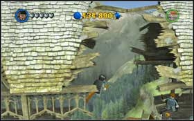 You will the ingredients for the Strengthening Potion in the bushes #1 - aim at shoot a spell at them (hold [H]) - Walkthrough - Year 1 Part 1 - Walkthrough - LEGO Harry Potter: Years 1-4 - Game Guide and Walkthrough